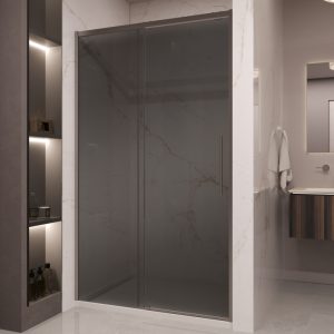 Душевая дверь Vincea Stella 120 Вороненая сталь / Тонированное
